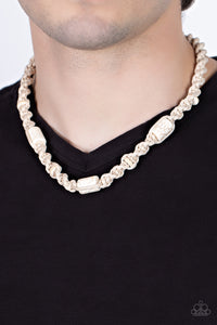 Explorer Exclusive - White Necklace - Paparazzi Accessories