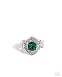 undefeated-dazzle-green-ring-paparazzi-accessories