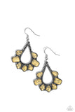 mesa-trek-yellow-earrings-paparazzi-accessories