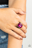 Epic Proportions - Pink Ring - Paparazzi Accessories