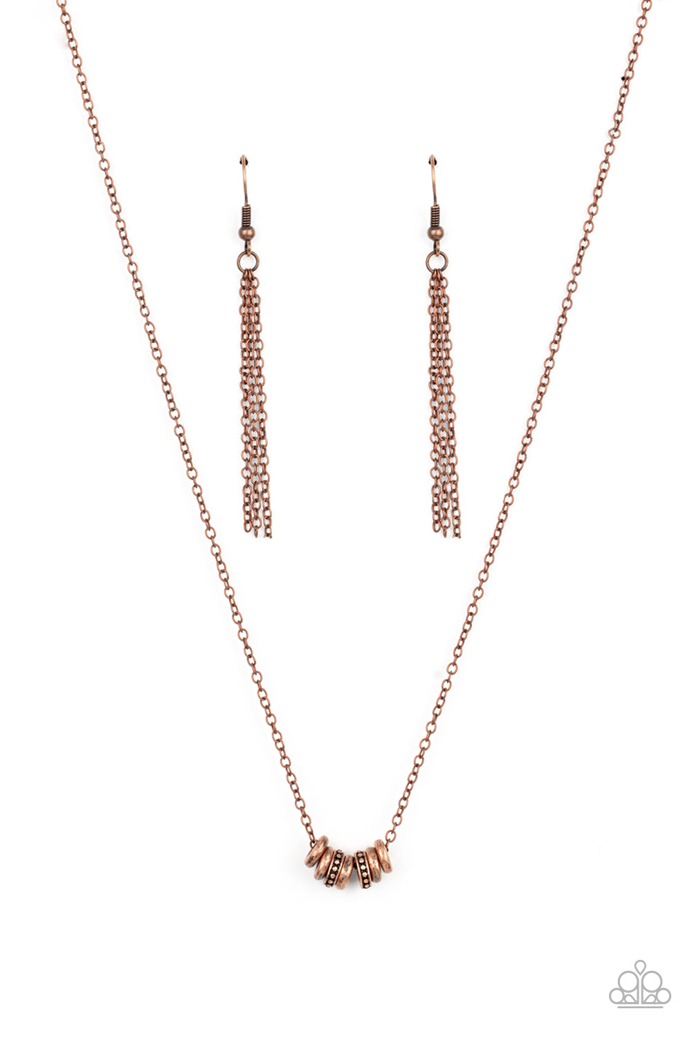 Whimsically Wistful - Copper Necklace - Paparazzi Accessories – Bedazzle Me  Pretty Mobile Fashion Boutique