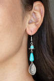 Artfully Artisan - Blue Earrings - Paparazzi Accessories