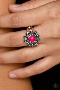 Fruity Frou-Frou - Pink Ring - Paparazzi Accessories