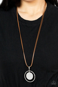 Rural Reflection - Brown Necklace - Paparazzi Accessories