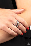 Lavishly Luminary - Silver Ring - Paparazzi Accessories