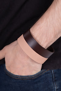 MOUNTAIN MAN to MOUNTAIN MAN - Brown Mens Bracelet - Paparazzi Accessories