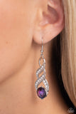 High-Ranking Royalty - Purple Earrings - Paparazzi Accessories