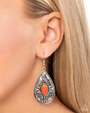 Two PERENNIALS in a Pod - Orange Earrings - Paparazzi Accessories