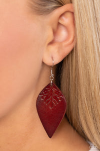 Naturally Nostalgic - Brown Earrings - Paparazzi Accessories