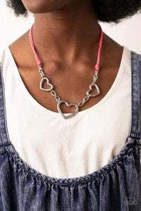 Fashionable Flirt - Pink Necklace - Paparazzi Accessories