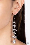 Wedding Day Dazzle - Black Earrings - Paparazzi Accessories