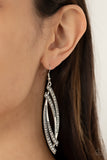 Twinkle for Two - White Earrings - Paparazzi Accessories