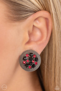 Stellar Status - Multi Clip-On Earrings - Paparazzi Accessories