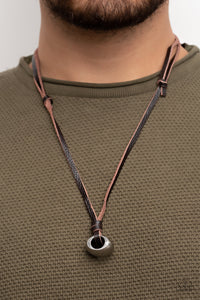 Winslow Wrangler - Brown Necklace - Paparazzi Accessories