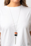 Reel It In - Black Necklace - Paparazzi Accessories