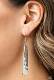 Detailed Definition - Silver Earrings - Paparazzi Accessories