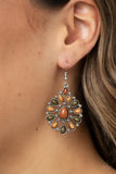 Lively Luncheon - Multi Earrings - Paparazzi Accessories