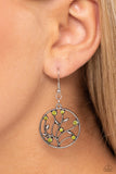 Bedazzlingly Branching - Green Earrings - Paparazzi Accessories