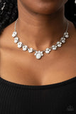 Fairytale Forte - White Necklace - Paparazzi Accessories