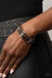 Cruise Control Soul - Black Bracelet - Paparazzi Accessories