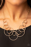 Encircled in Elegance - Gold Necklace - Paparazzi Accessories