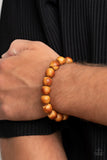 Totally Timber Mill - Brown Bracelet - Paparazzi Accessories