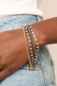 Secretly Sassy - Multi Bracelet - Paparazzi Accessories