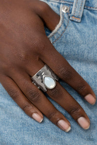 Optimistically Oracle - White Ring - Paparazzi Accessories