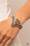 Teton Tiara - Brown Bracelet - Paparazzi Accessories