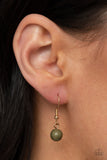 Plateau Pioneer - Green Necklace - Paparazzi Accessories