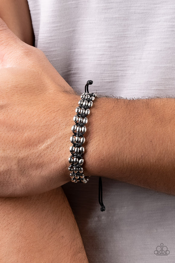 A True BEAD-liever - Black Bracelet - Paparazzi Accessories