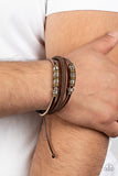 Treasure Tracker - Brown Bracelet - Paparazzi Accessories