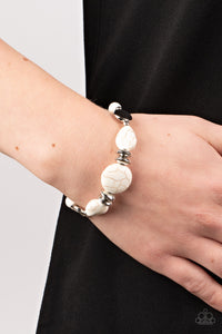 Mesa Vista - White Bracelet - Paparazzi Accessories