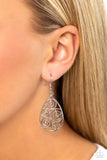 Billowy Bliss - Brown Earrings - Paparazzi Accessories