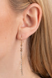 Impressively Icy - Gold Necklace - Paparazzi Accessories