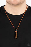 Holistic Harmony - Brown Necklace - Paparazzi Accessories