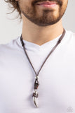 Show Your Claws - Brown Necklace - Paparazzi Accessories