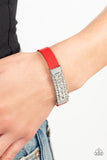 Rebel Reputation - Red Bracelet - Paparazzi Accessories