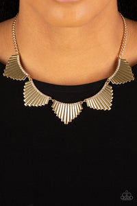 MANE Street - Gold Necklace - Paparazzi Accessories