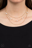 Offshore Oasis - Gold Necklace - Paparazzi Accessories