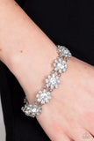 Premium Perennial - White Bracelet - Paparazzi Accessories