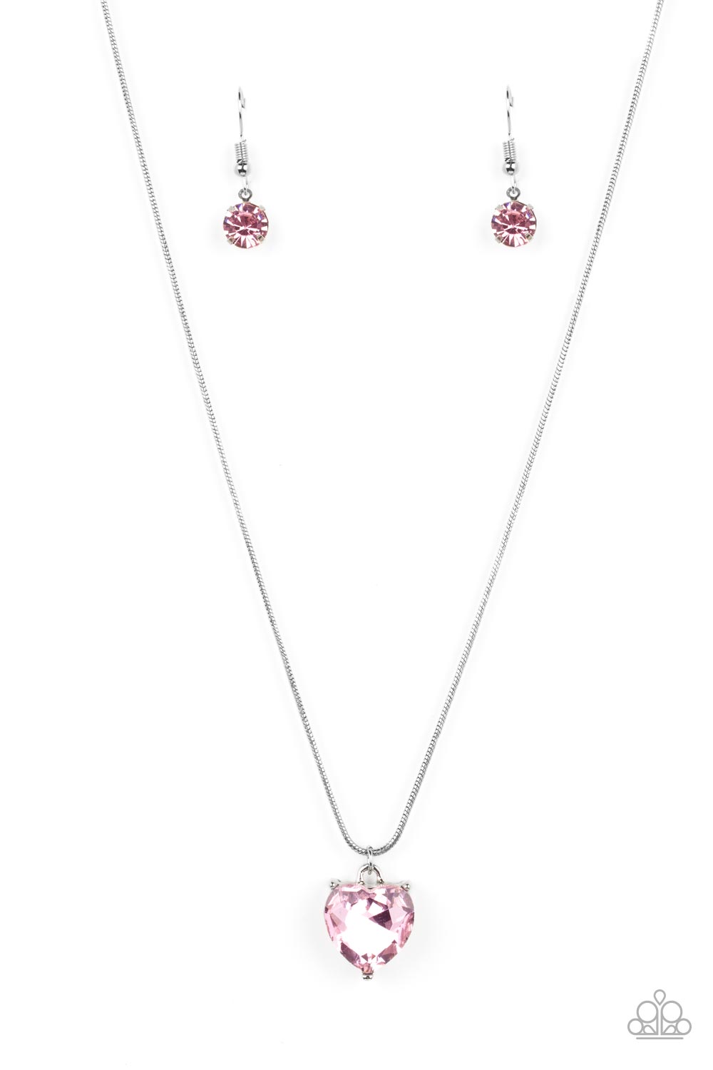 Smitten With Style Pink Necklace Paparazzi Accessories Bedazzle