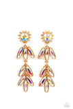 space-age-sparkle-gold-post earrings-paparazzi-accessories