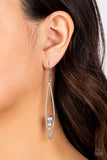 Atlantic Allure - Silver Earrings - Paparazzi Accessories