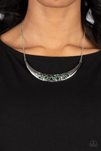 Bejeweled Baroness - Green Necklace - Paparazzi Accessories