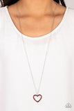 Dainty Darling - Red Necklace - Paparazzi Accessories