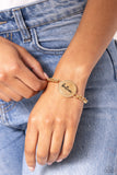 Hope and Faith - Gold Bracelet - Paparazzi Accessories