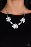 Your Chariot Awaits - White Necklace - Paparazzi Accessories