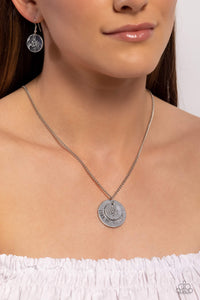 Gilded Guide - Silver Necklace - Paparazzi Accessories