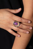 Marble Masterpiece - Purple Ring - Paparazzi Accessories